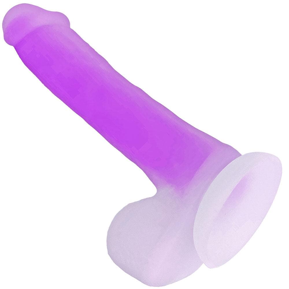 6" Lo-Fi - Dual Density Silicone Suction Cup Dildo - Purple - RodeoH
