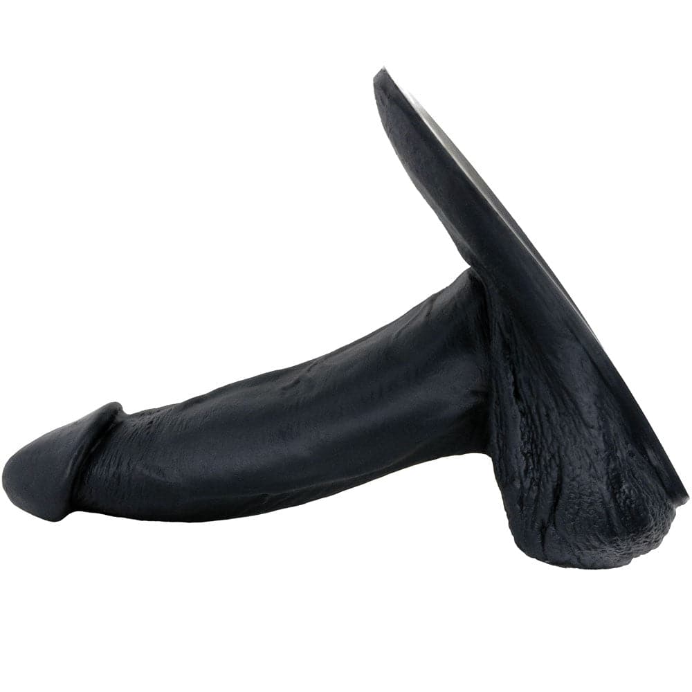 6" Ryder Realistic Dual Density Pack and Play Dildo - Black - RodeoH