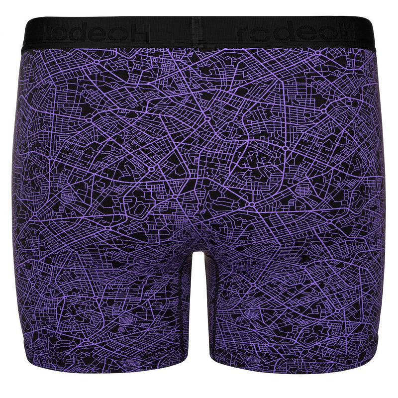 Geometric Purple Top Loading Boxer Packing Underwear FTM | RodeoH