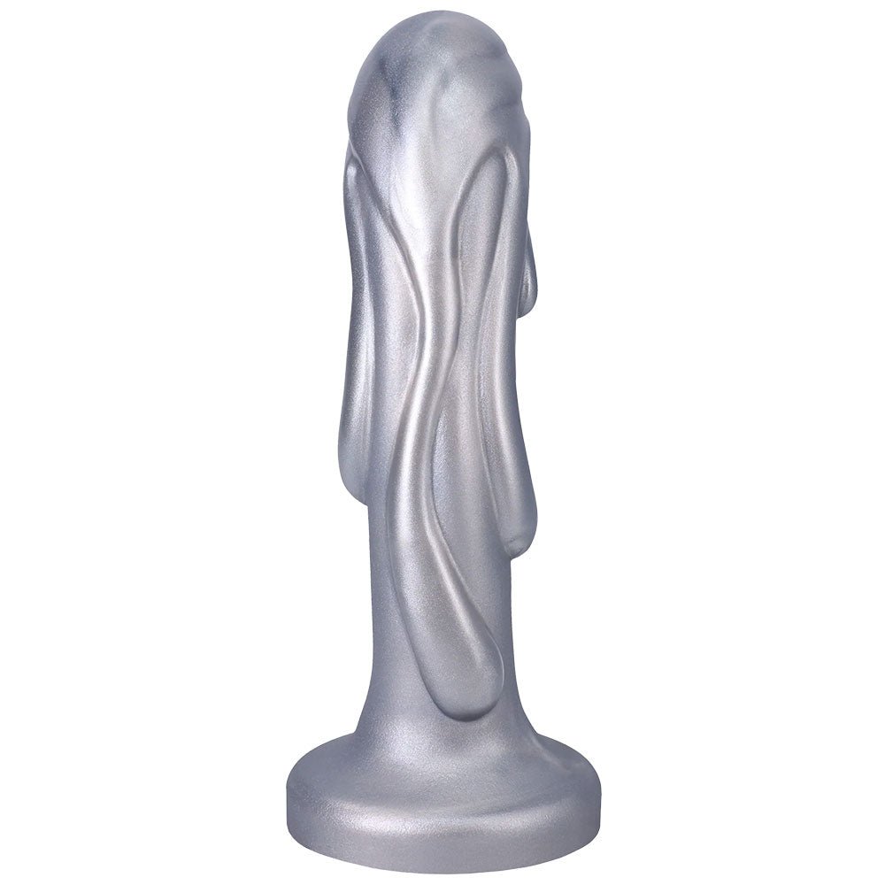 6.25" Magma Silicone Dildo - Silver - RodeoH