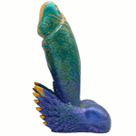 6.5" Fascinus Winged Phallus - Silicone Dildo - OG Peacock II - RodeoH