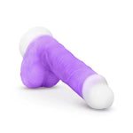 6.5" Neo Elite Encore Vibrating Remote Control Silicone Dildo - Purple Ombre - RodeoH