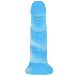 6.7" Luminous Glow in the Dark Silicone Dildo - Blue - RodeoH