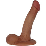 7" SoReal Posable Plus - Floating Balls Realistic Dual Density Dildo - RodeoH