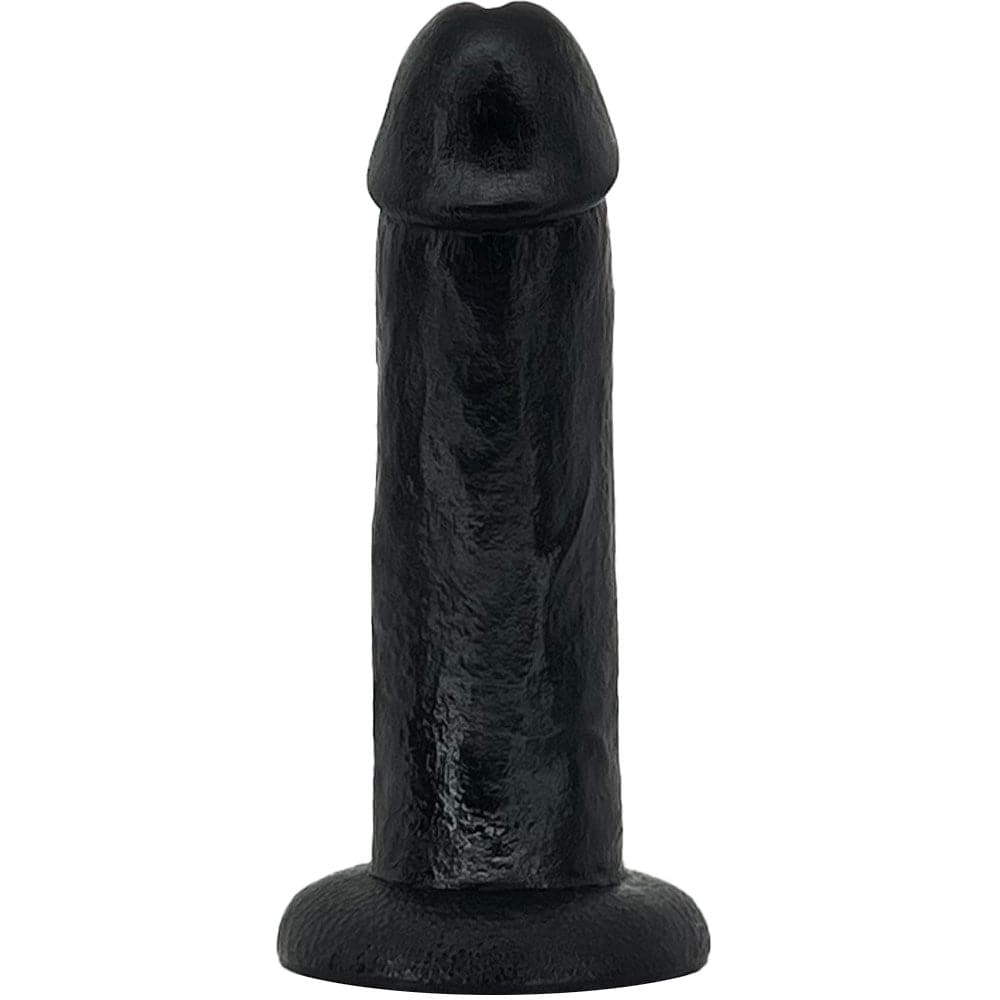 7" SoReal Posable Silicone Dual Density Dildo - Black - RodeoH