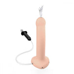 7" Strap-On-Me Silicone Cum Dildo - Vanilla - RodeoH
