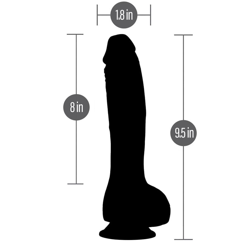 8" Colours Pride Silicone Dildo - Suction Cup - RodeoH