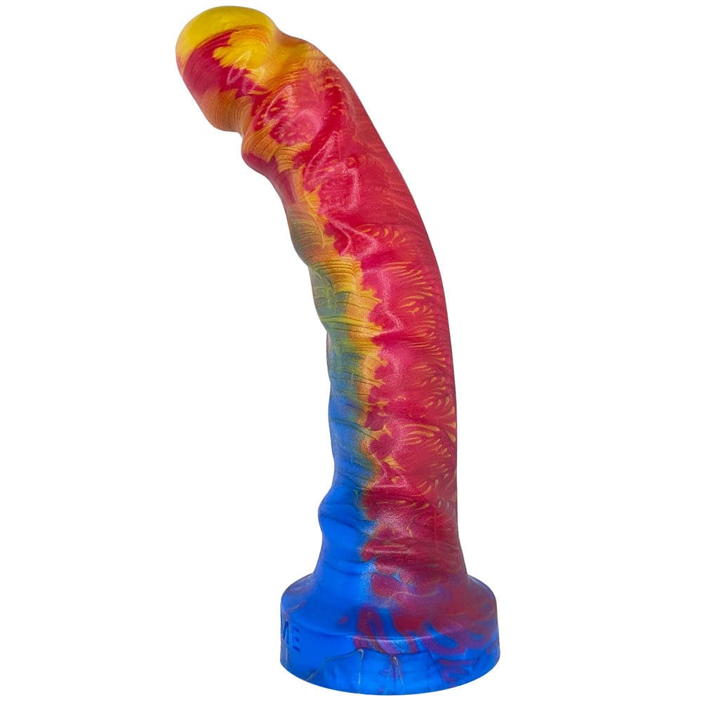 8" Night King Silicone Dildo by Uberrime - Fire & Ice - RodeoH