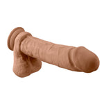 9" Blush Dr. Skin Silicone Dr. Julian Dildo - Mocha - RodeoH