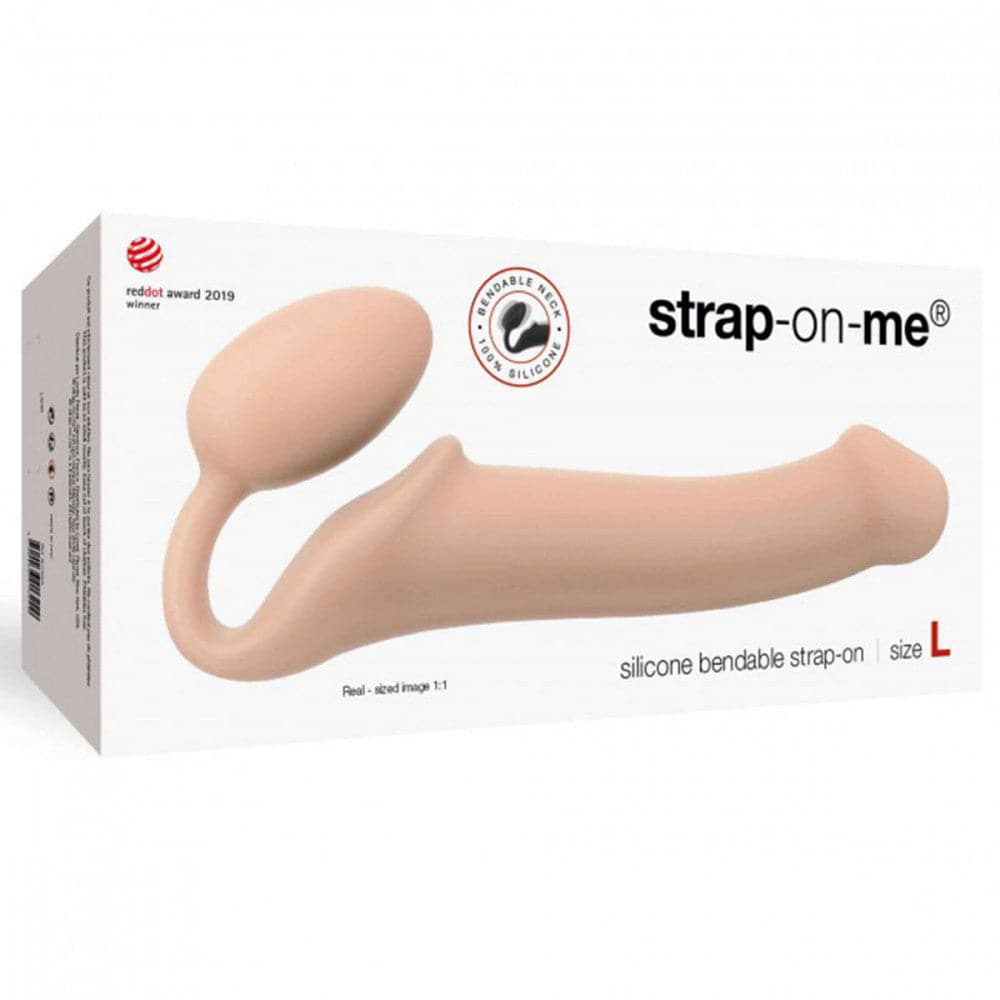 Strap-on-Me Double-Ended Dildo - Large - Vanilla