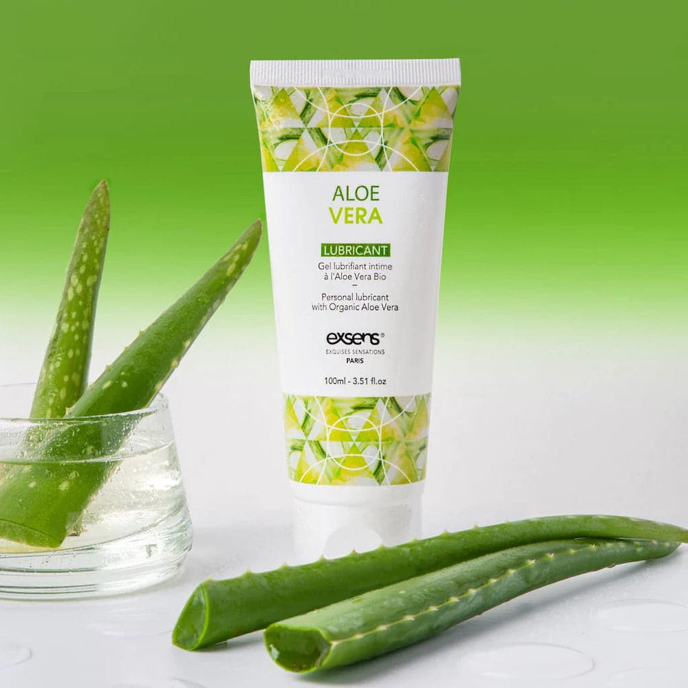 Aloe Vera Water Based Lubricant by Exsens® - 2.37 Fl. oz - RodeoH