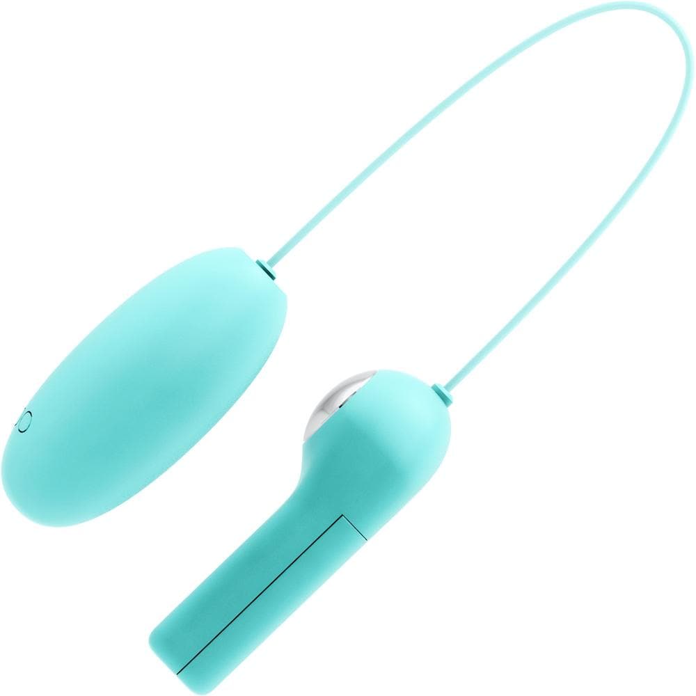 Ami Remote Control Silicone Vibrating Bullet - Turquoise - RodeoH