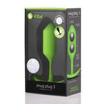 B Vibe Weighted Snug Plug Large - Lime - RodeoH