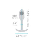 B Vibe Weighted Snug Plug Small - Mint - RodeoH