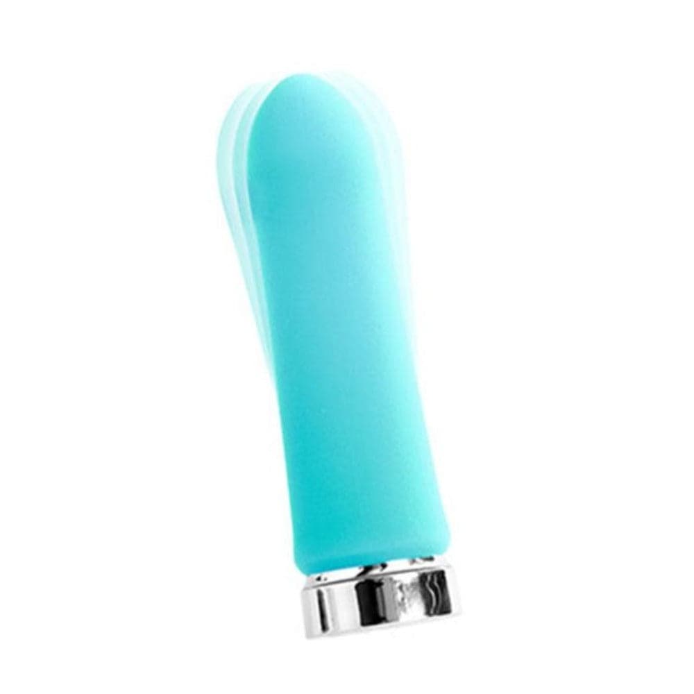 Bam Silicone Bullet Vibe - Rechargeable - Turquoise - RodeoH