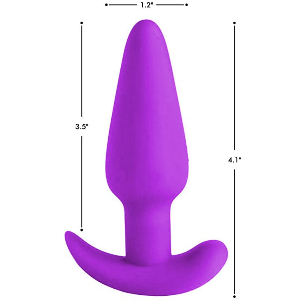 Bang! 21x Vibrating Silicone Rechargeable Butt Plug - Remote Control - Purple - RodeoH