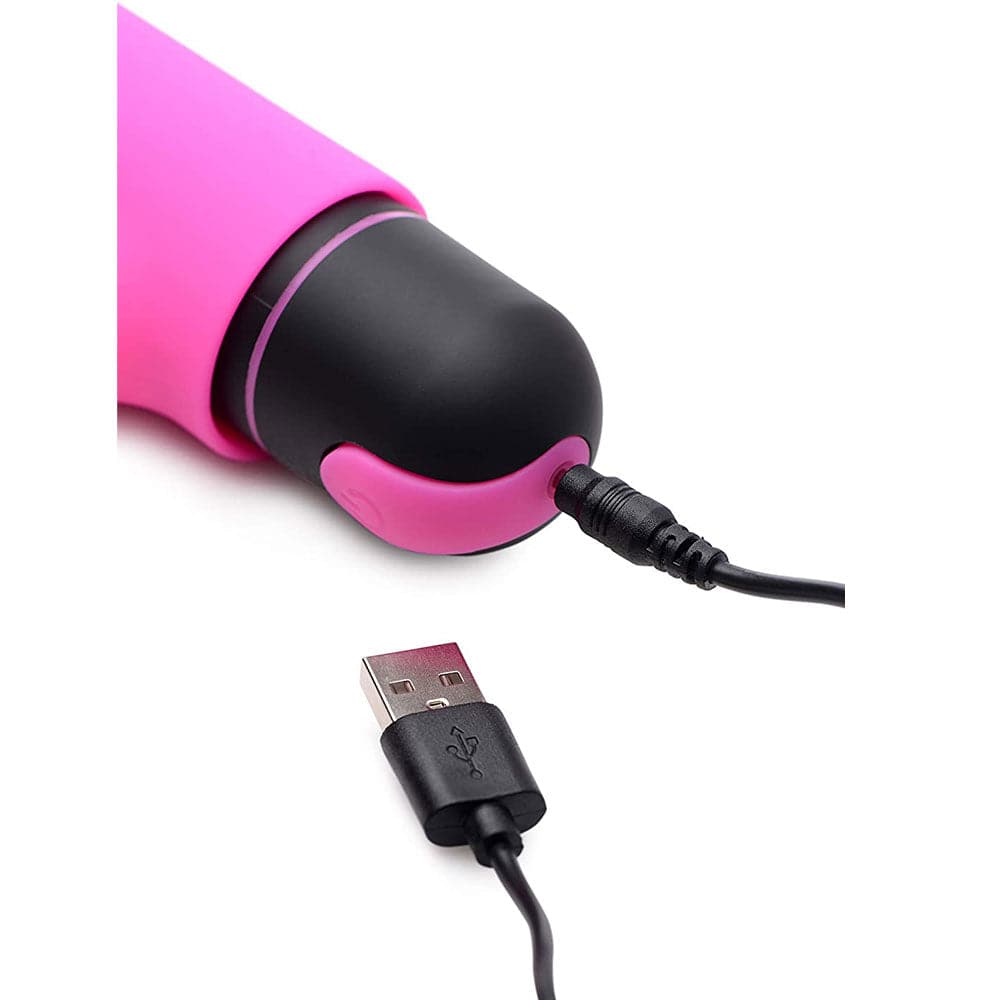 BANG! XL Bullet and Rabbit Sleeve - Rechargeable - Black & Pink - RodeoH