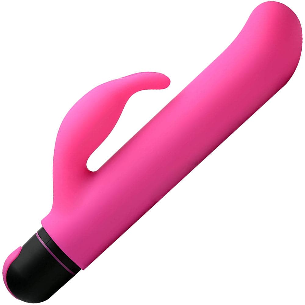 BANG! XL Bullet and Rabbit Sleeve - Rechargeable - Black & Pink - RodeoH