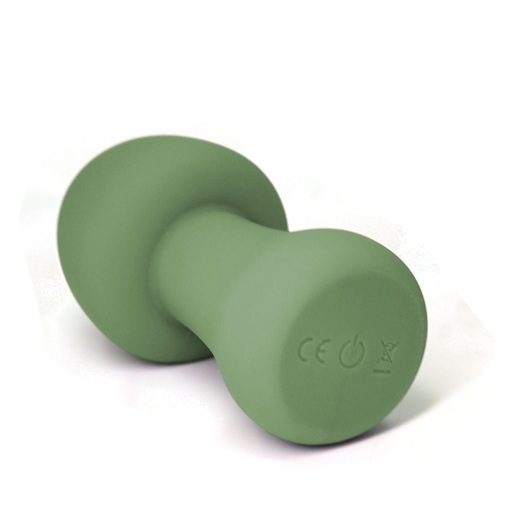 Button - Mushroom Vibrator Waterproof Silicone - Forest Green - RodeoH