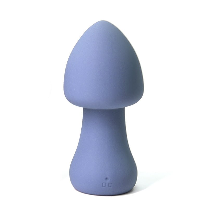 Button - Waterproof Silicone Mushroom Vibe - Periwinkle - RodeoH
