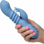 California Dreaming Santa Cruz Thrusting Rabbit Silicone Vibrator - RodeoH