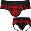 Cheeky Panty+ Harness - Red Plaid - RodeoH
