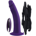 Diki - Vibrating Remote Controlled Strap On Kit - Purple or Black - RodeoH