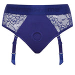 Diva Lingerie Lace Harness by Strap-On-Me - Royal Blue - RodeoH