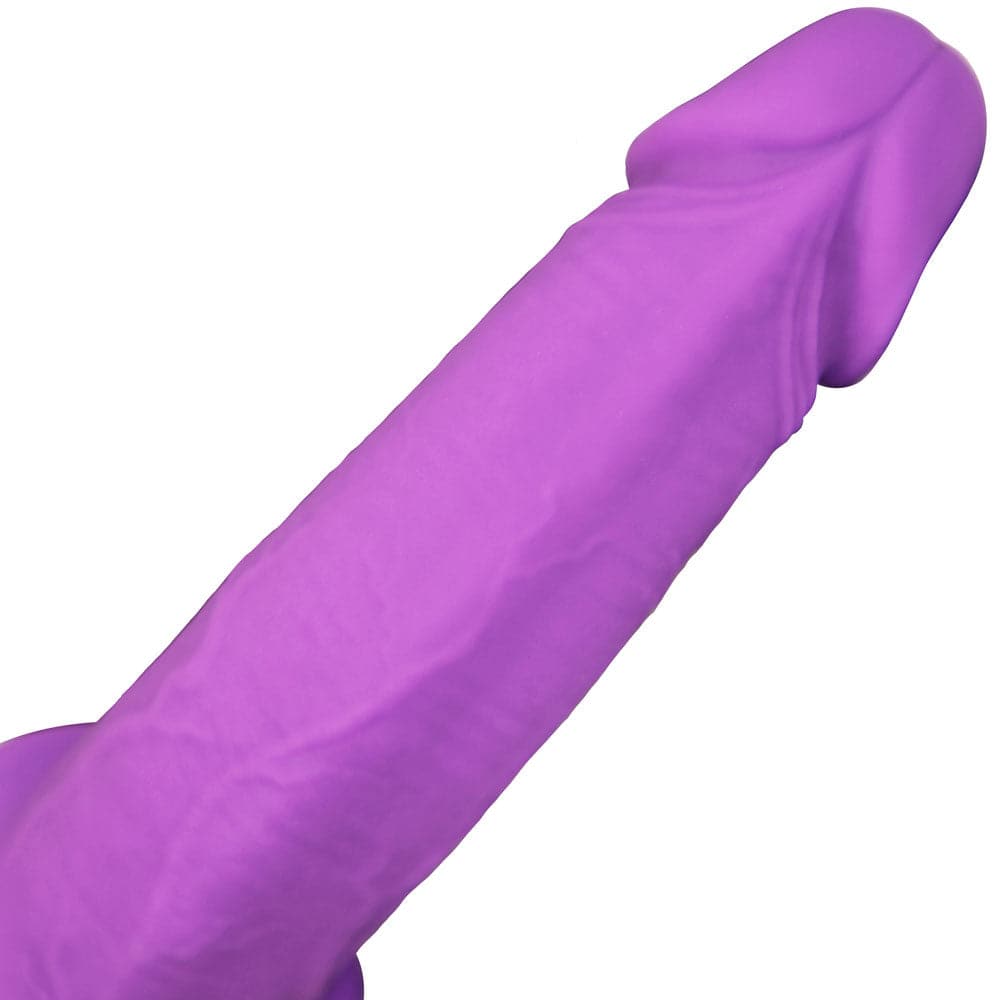 Double Trouble - Double-Ended Silicone Dildo - Purple - RodeoH