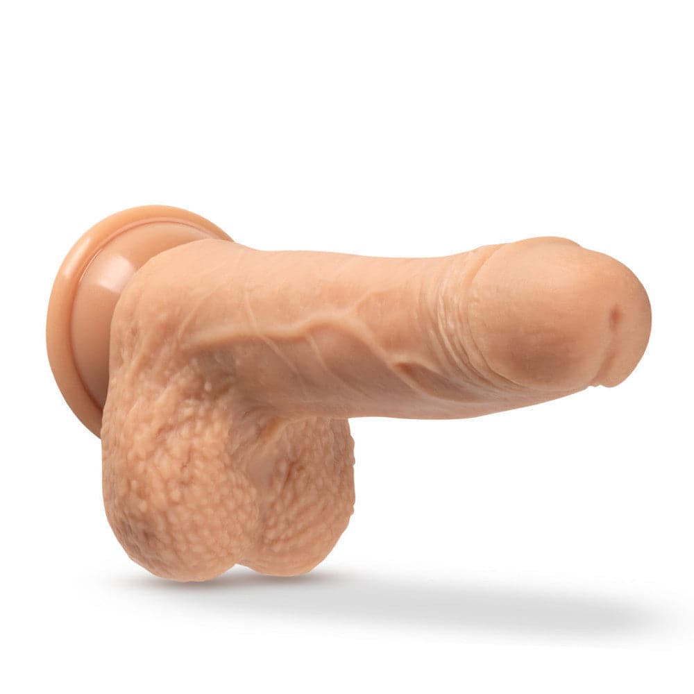 Dr. Skin Silicone Dr. Grey Thrusting Vibrator - Light Caramel - RodeoH