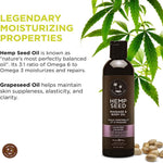 Earthly Body Hemp Seed Massage Oil - Lavender - RodeoH
