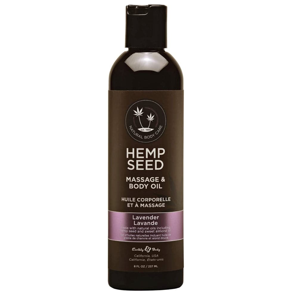 Earthly Body Hemp Seed Massage Oil - Lavender - RodeoH