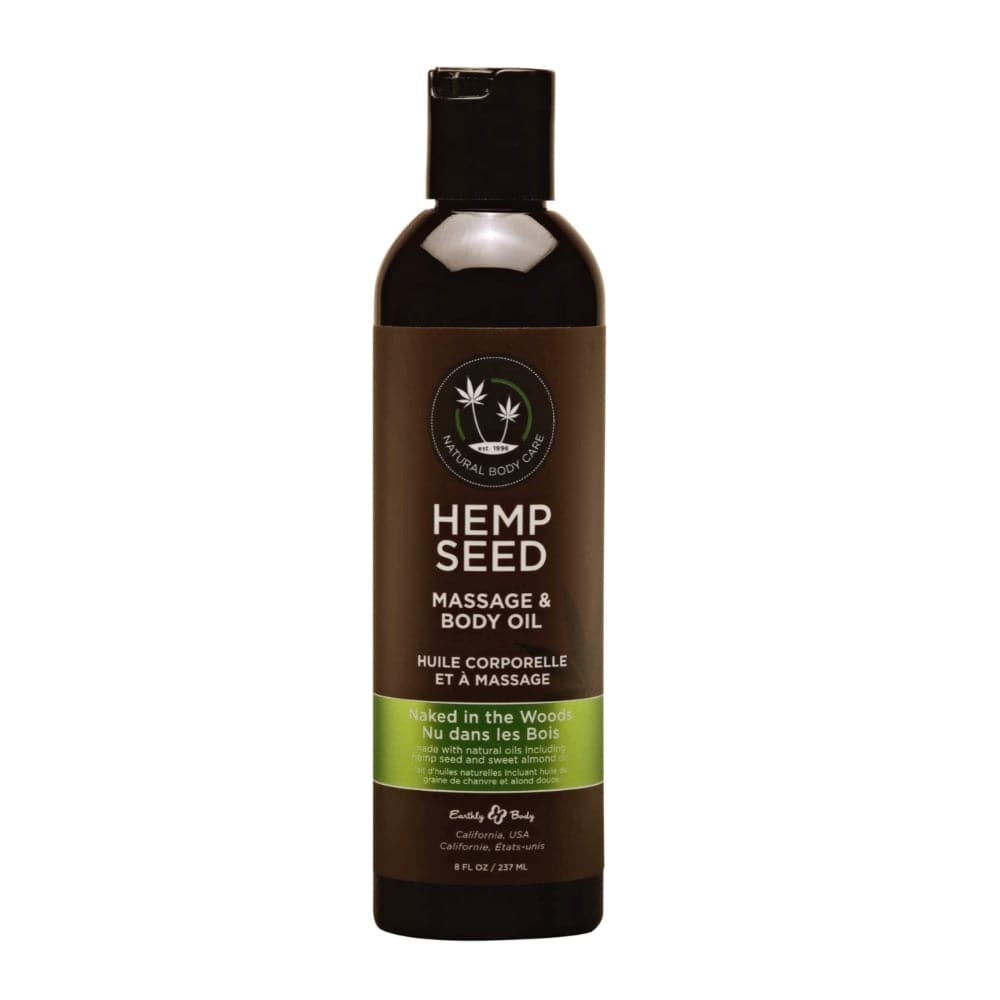 Earthly Body Hemp Seed Massage Oil - Naked in the Woods - RodeoH