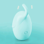 Elle - Multifunction Silicone Egg Bullet Vibrator - Mint - RodeoH