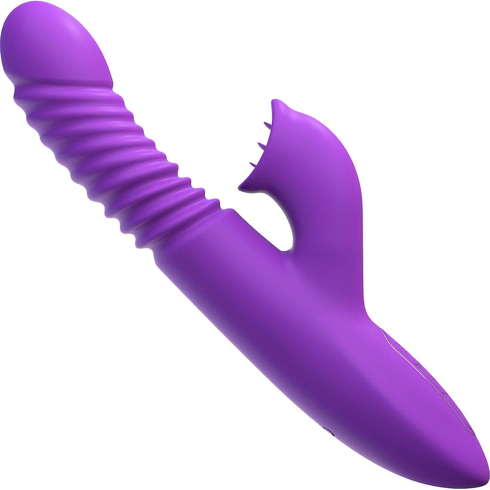 Fantasy For Her Ultimate Thruster and Clit Stimulator Rechargeable - Purple - RodeoH