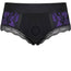 Floral Lace Panty Harness - Purple - RodeoH
