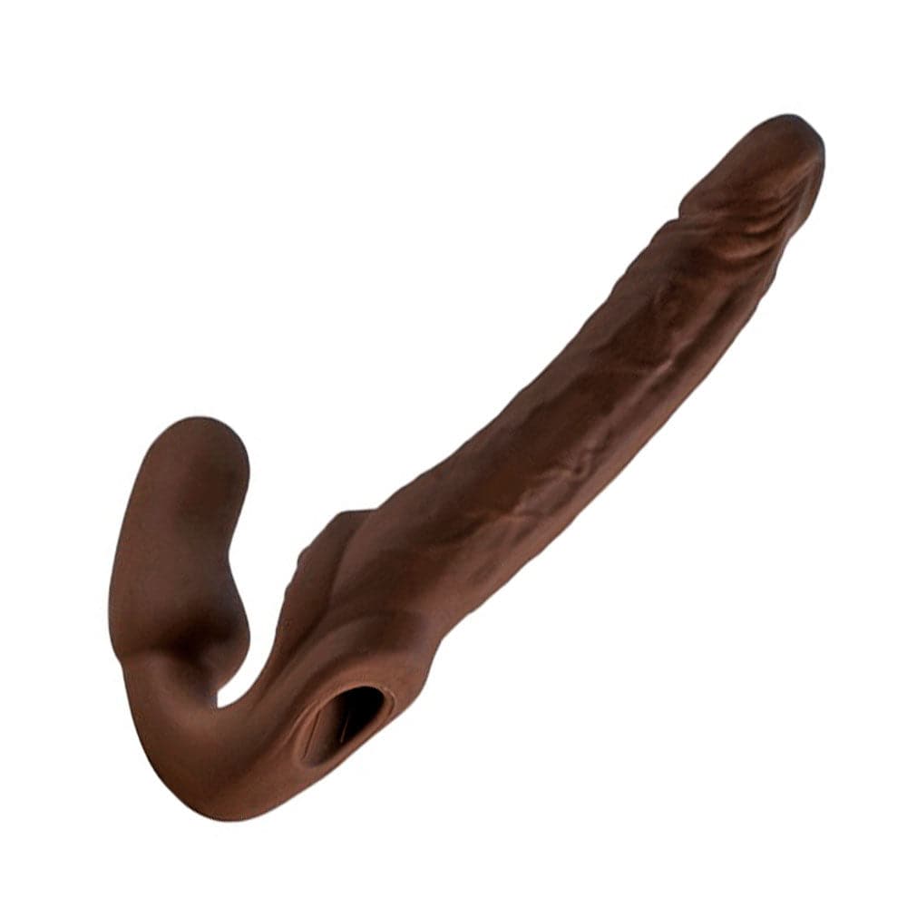 FUZE Tango Real - Double-Ended Dildo - Chocolate - RodeoH