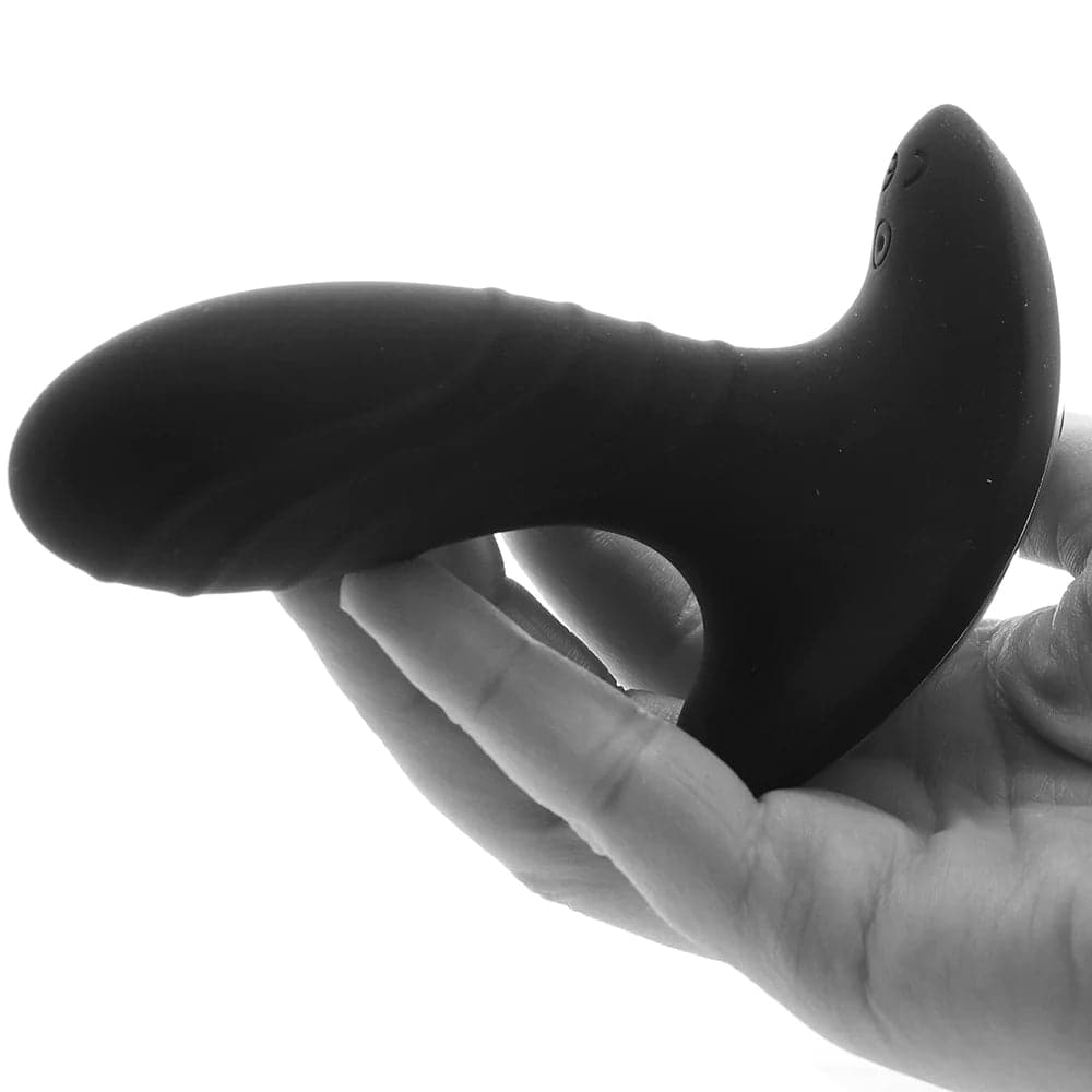 Gender Fluid Buzz Anal Vibe with Remote Control - Black - RodeoH