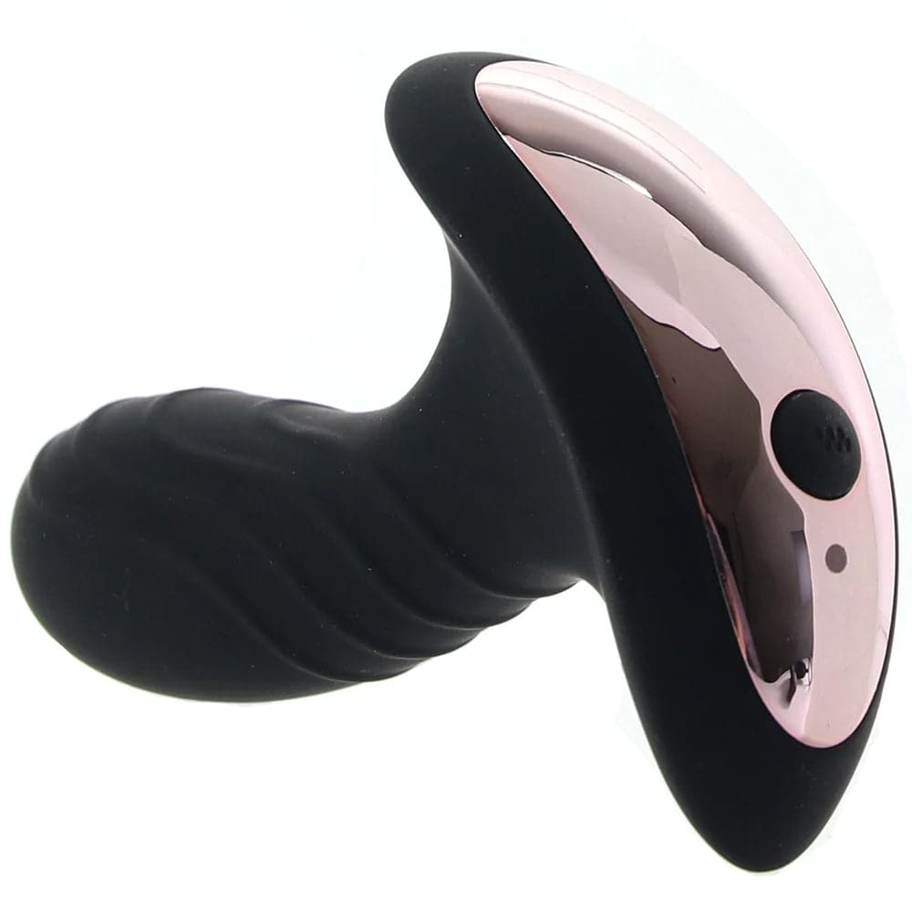 Gender Fluid Buzz Anal Vibe with Remote Control - Black - RodeoH