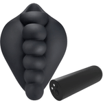 Honeybunch - Stimulator Cushion Black with 10X Rechargeable Bullet Vibe - RodeoH