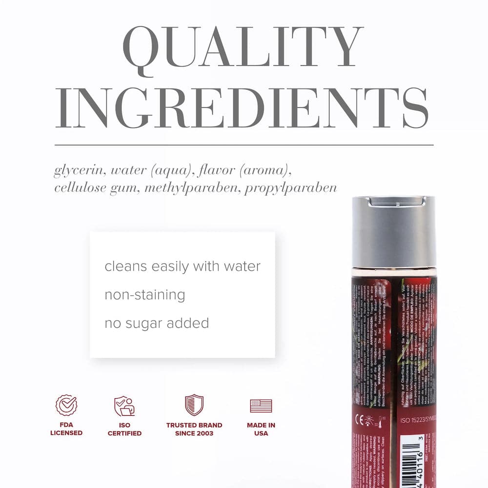 JO H20 Water Based Flavored Lubricant - Cherry Burst 1 fl. oz. (30 ml) - RodeoH