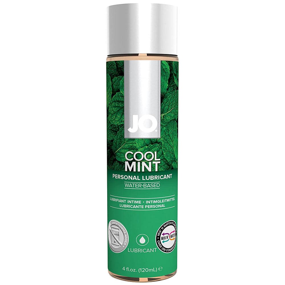 JO H20 Water Based Flavored Lubricant - Cool Mint 4 fl. oz. (120 ml) - RodeoH