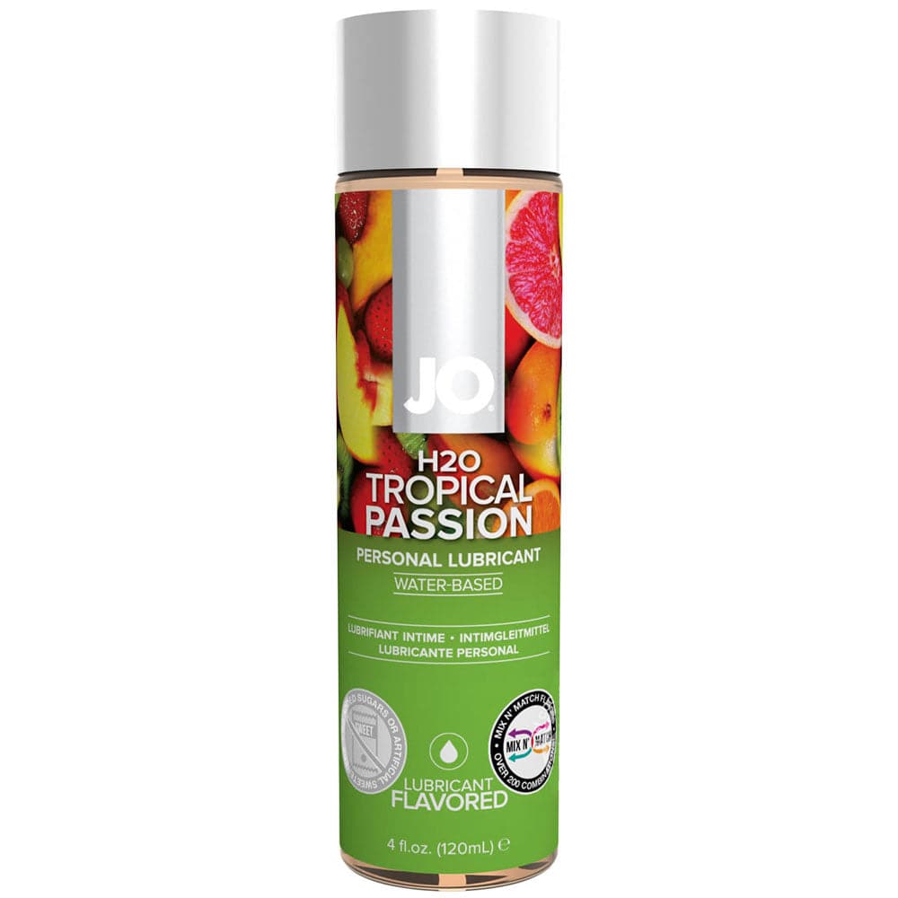 JO H20 Water Based Flavored Lubricant - Tropical Passion 4 fl. oz. (120 ml) - RodeoH