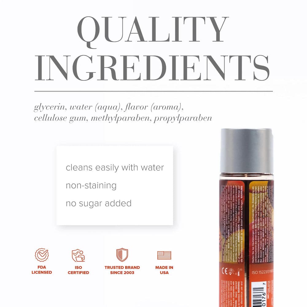 jo h2o water based lubricant quality ingredients