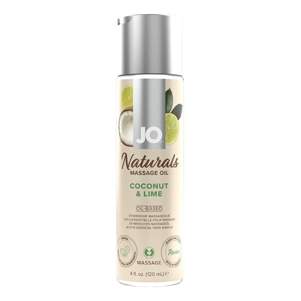 JO Naturals Coconut and Lime Massage Oil 4 oz. - RodeoH