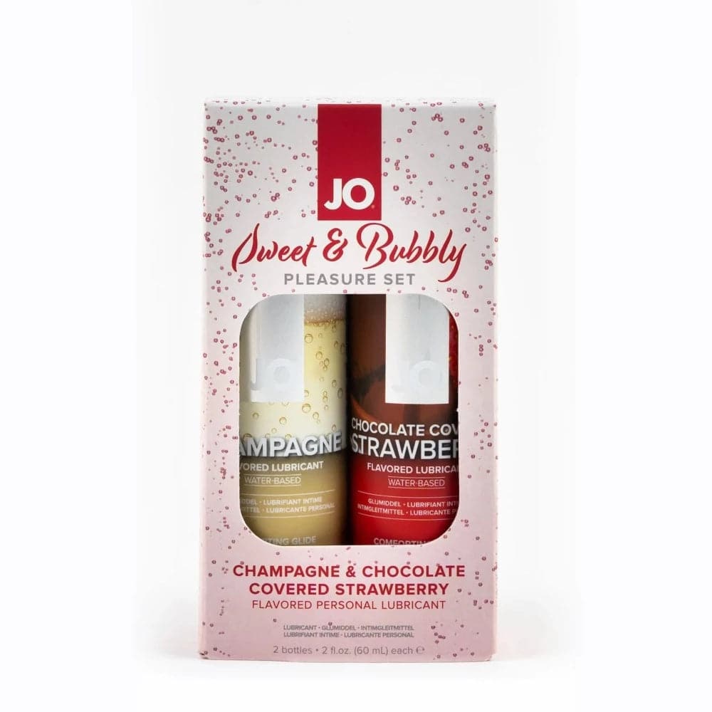 jo lubricant sweet and bubbly gift set