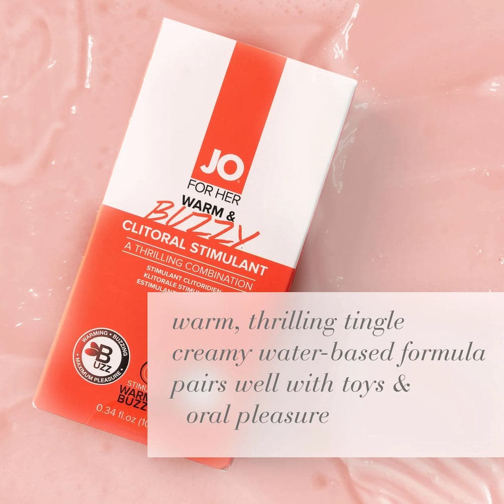 JO Warm & Buzzy Clitoral Stimulant .34 fl. oz. - RodeoH