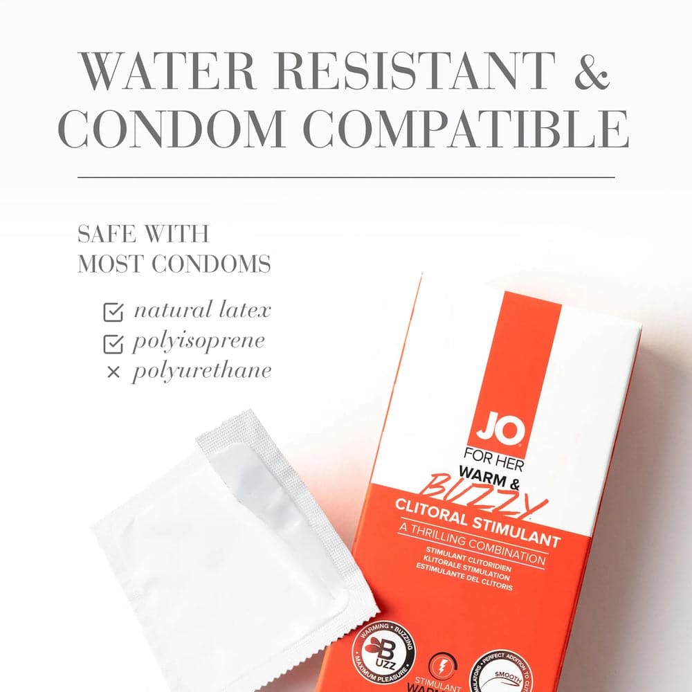 JO Warm & Buzzy Clitoral Stimulant .34 fl. oz. - RodeoH