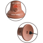 King Cock Elite 6" Vibrating Silicone Dual Density Cock - RodeoH