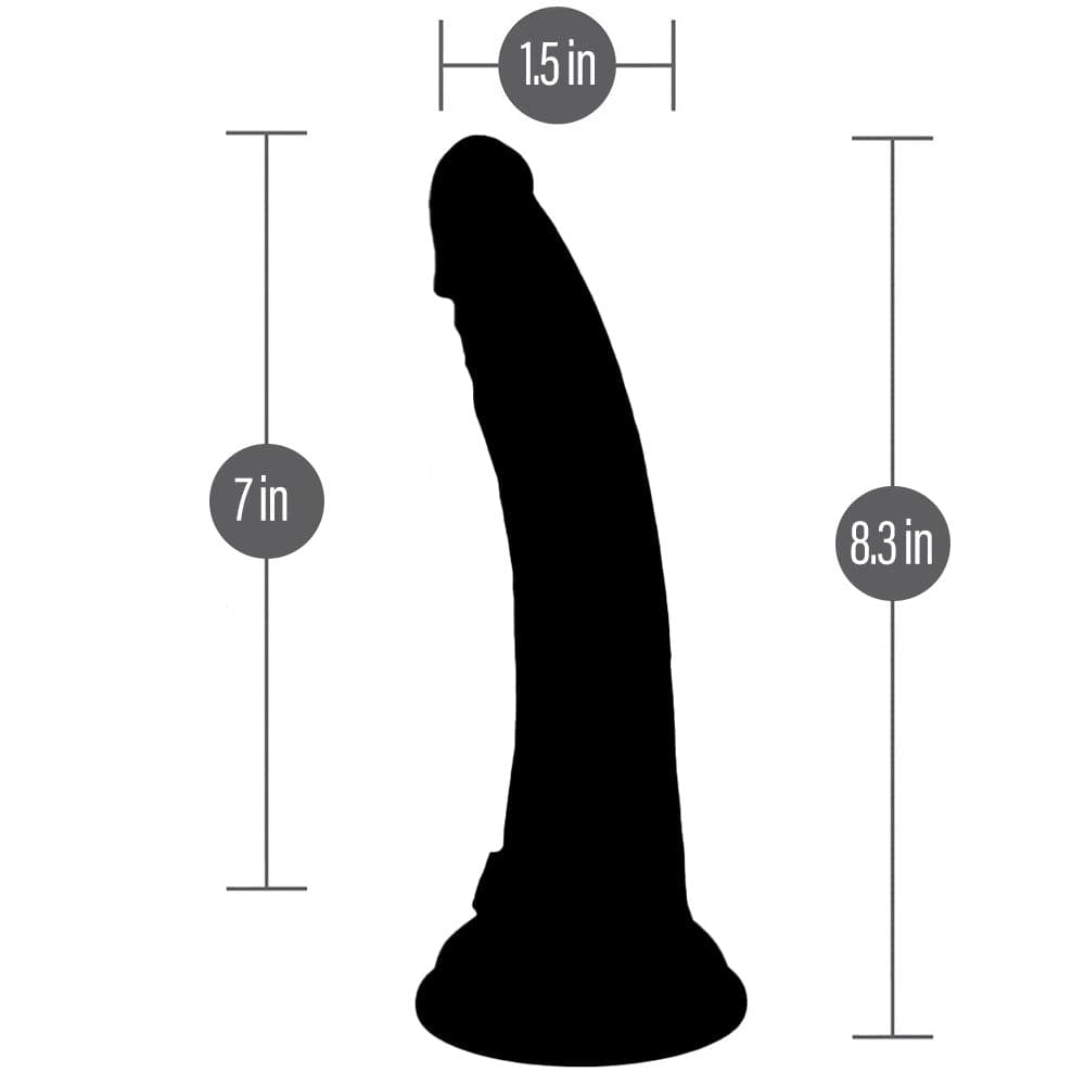 King Cock Elite 7" Vibrating Silicone Dual Density Cock - RodeoH